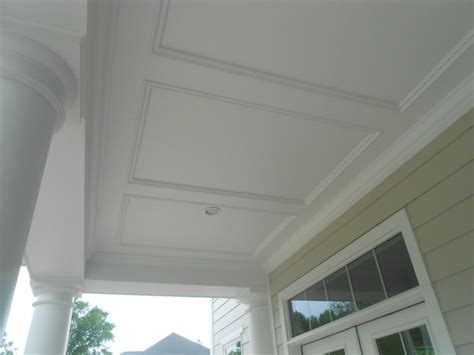 Hardie Smooth Panel W Trim Porch Ceiling Custom Porch Hardie