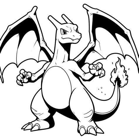 Pokemon Charizard Is Cool Coloring Page Download Print Or Color