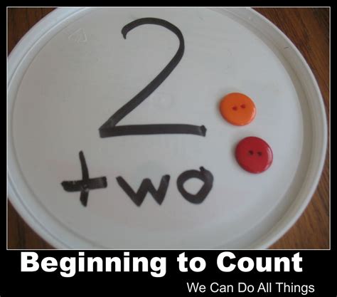We Can Do All Things Beginning To Count Preschool Math Numbers Math