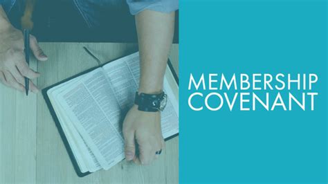 The Rock Bible Church Membership Covenant