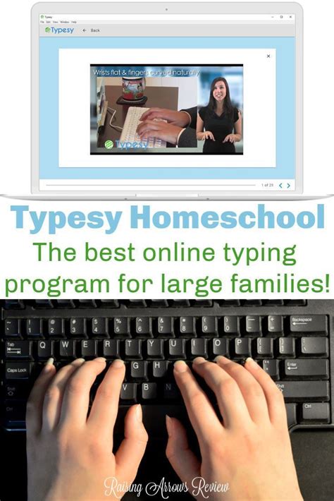 Typesy Homeschool The Best Online Typing Program For Big Families