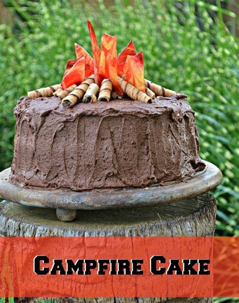 Closing Out Summer With A Campfire Cake Campfire Cake Campfire