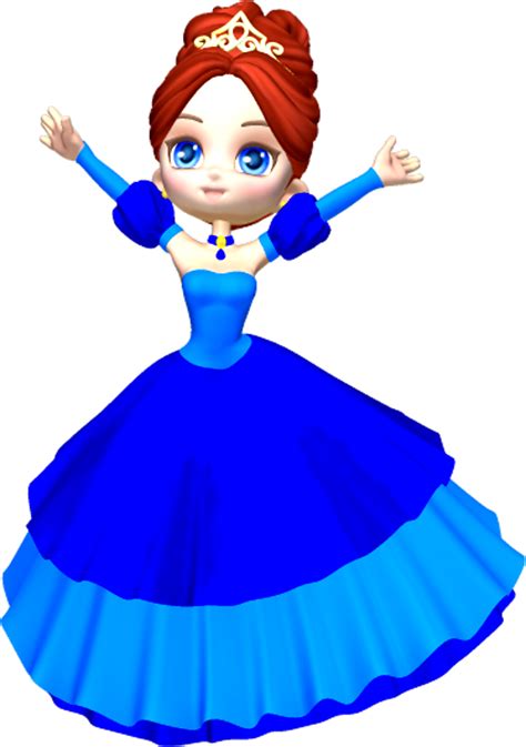 Princess In Blue Clipart Clipartix