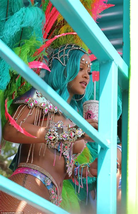 Rihanna Shows Off Her Sensational Figure In Revealing Bejeweled Bikini