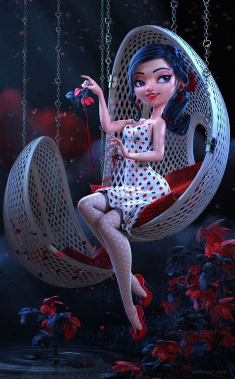 25 Beautiful Fantasy 3d Models And Character Designs By Carlos Ortega