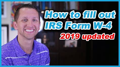 How To Fill Out Irs Form W 4 2019 Updated Youtube