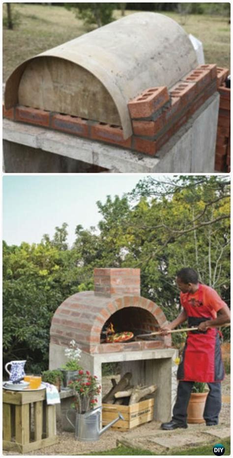 Outdoor pizza oven built from kit by diy hosts. Image result for bricked alcove for kitchen stove ...