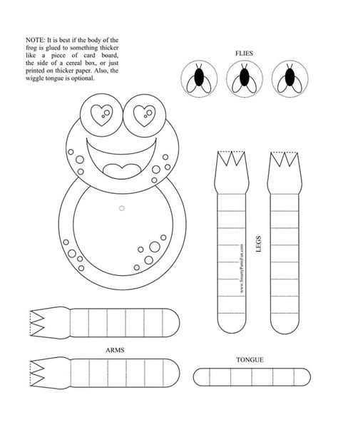 Printable Frog Paper Crafts For Kindergarten K5 Worksheets Summer