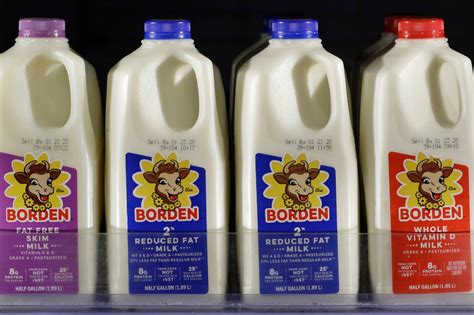Another Major Us Dairy Borden Seeks Bankruptcy Protection