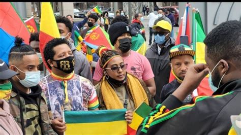 Diaspora Protesters In Us Canada Back Ethiopian Governments Handling Of Tigray Conflict