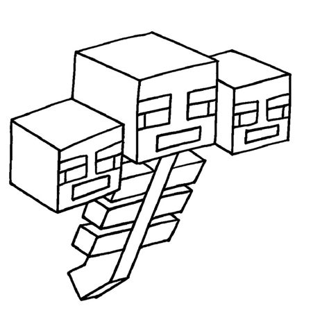 Minecraft Wither Coloring Pages Having Fun With Children