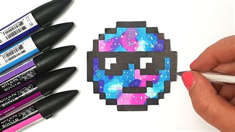 De dessin de la dynamite maynkraft cellulaire tnt / pixel art minecraft. Pixel Art Facile : Comment dessiner un Emoji Kawaii - YouTube