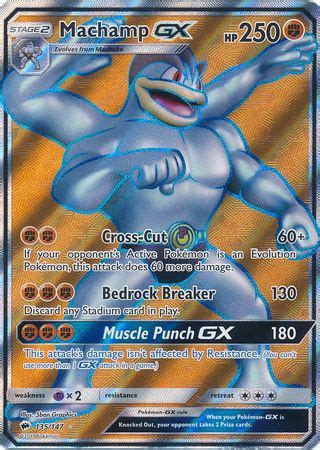 More images for how much is a charizard gx full art worth » Machamp GX - 135/147 - Full Art Ultra Rare - Sun & Moon ...