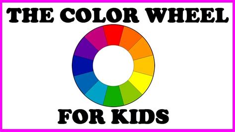 The Color Wheel Basic Color Theory For Kids Youtube