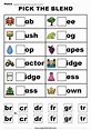 Beginning Consonant Blends and Digraphs Worksheets