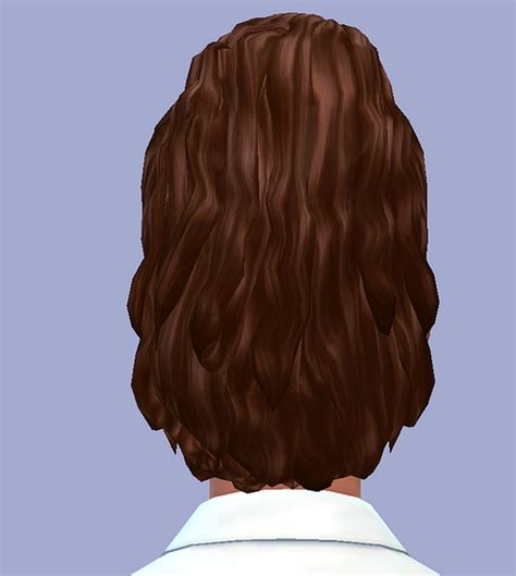 Sims 4 Curly Ponytail Cc