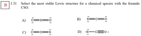 Most Stable Lewis Structure Physics Forums