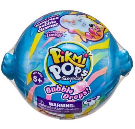 Pikmi Pops Surprise Series 5 Bubble Drops Neon Wild Mystery Pack Moose