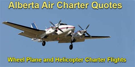 Charter Flights To Hanna 3 Competitive Quotes