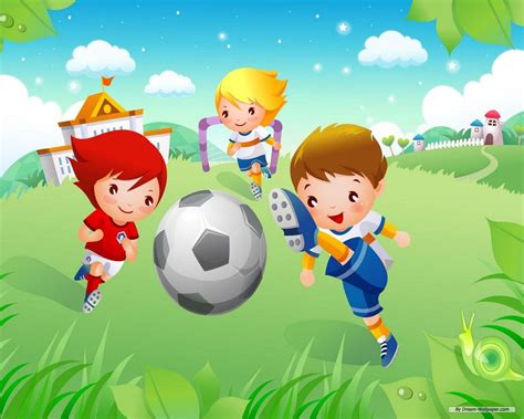 Football Cartoon Wallpapers Wallpaper Cave