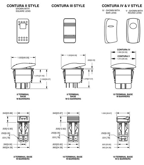 Below are the wiring diagrams for all 12 positions including a center ground/common pin. Rocker Switch Wiring Diagrams | New Wire Marine - Carling ...