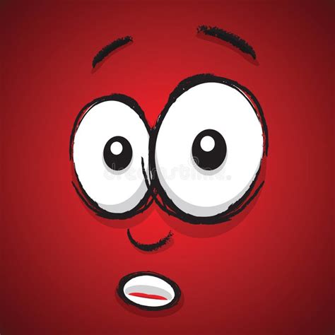 Cartoon Shocked Face Stock Vector Illustration Of Character 38737081