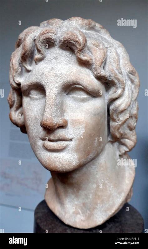 Marble Portrait Bust Of Alexander The Great 356 323 Bc Possibly From