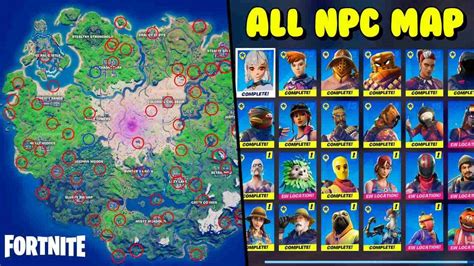 All 22 NPC Locations In Fortnite Chapter 3 OfficialPanda