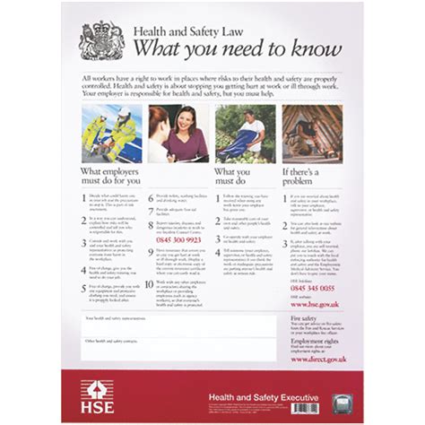 Health and safety law poster plus free download leaflets. Health & Safety Law Poster 2009 Edition - AWS Ltd