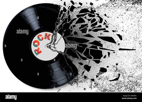 Broken Vinyl Record Hi Res Stock Photography And Images Alamy