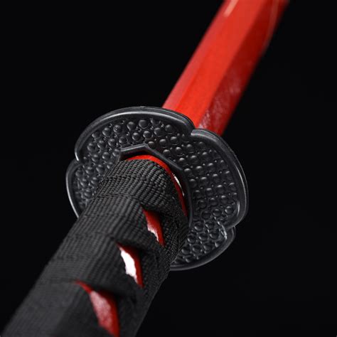 Handmade Red Wooden Dragon Kendo Stick Bokken Iaido Practice Daito