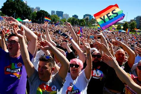 Australians Vote In Favour Of Same Sex Marriage Pave Way For