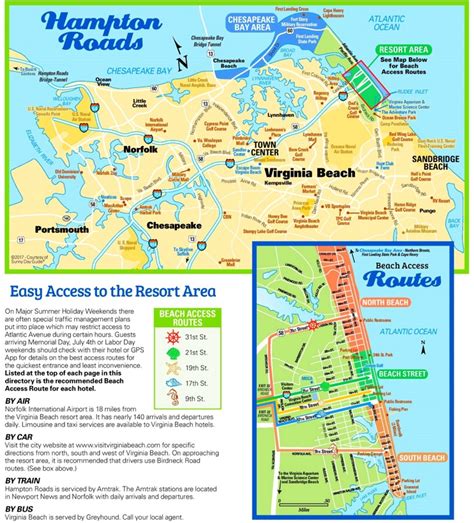 Virginia Beach Tourist Map