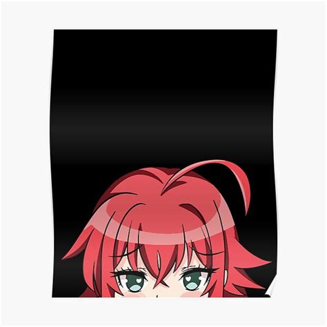 Rias Gremory Chibi Anime Peeker High School Dxd Poster For Sale By