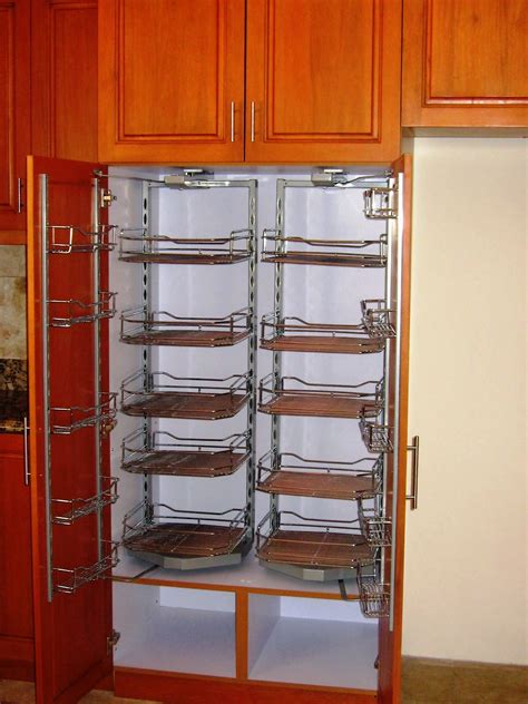 Stainless Steel Swing Out Pantry Storage Pull Out Kitchen Cabinet