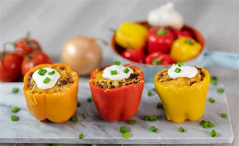 Chili Stuffed Peppers Mama Needs Cake®