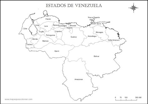 Mapa De Venezuela Para Colorear Alguien Sabe Brainlylat
