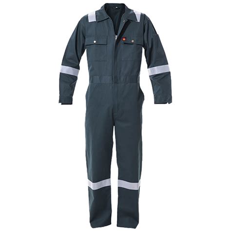 100 Cotton Dark Green Fire Retardant Work Coveralls