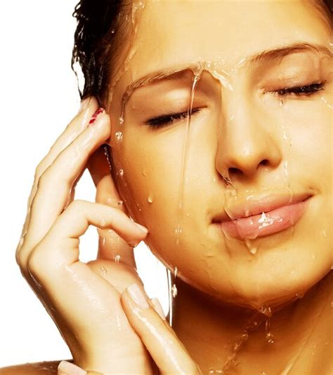 Premium Photo Woman Face With Water Drop