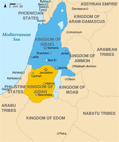 Filekingdoms Of Israel And Judah Map 830svg Microwiki