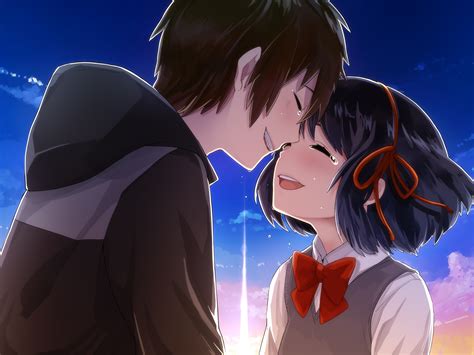 Romántico Amor Pareja Lágrimas 2017 Anime Poster 4k Ultra Hd Avance