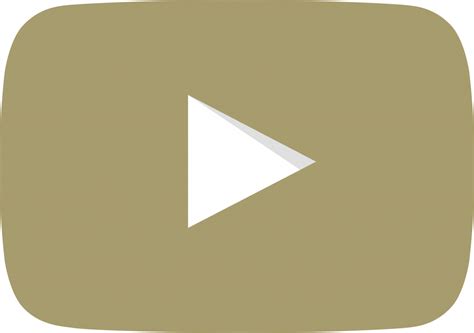 Youtube Icon Gold