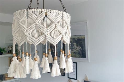 15 Gorgeous Diy Macrame Chandelier And Lampshade Patterns Macrame For