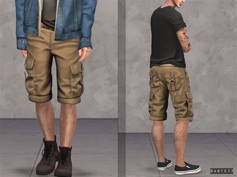 Cargo Shorts For Sims 4 Men