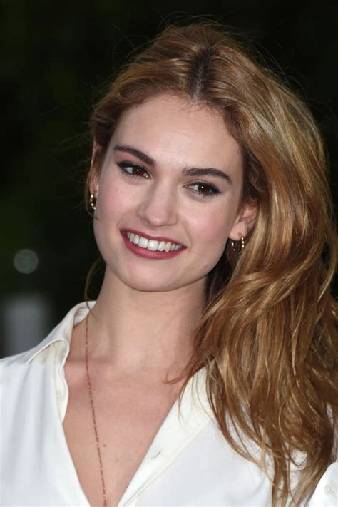 Lily james was born lily chloe ninette thomson in esher, surrey, to ninette (mantle), an actress, and jamie thomson, an actor and musician. Lily James | NewDVDReleaseDates.com