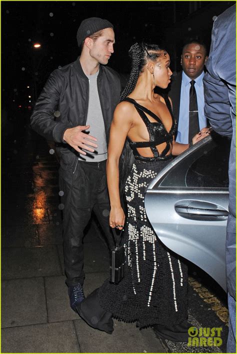 robert pattinson and fka twigs hold hands at brit awards party photo 3314549 robert pattinson