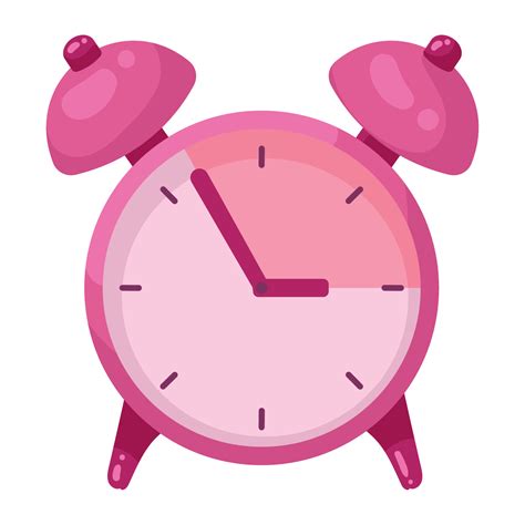 Pink Alarm Clock Vector Art At Vecteezy