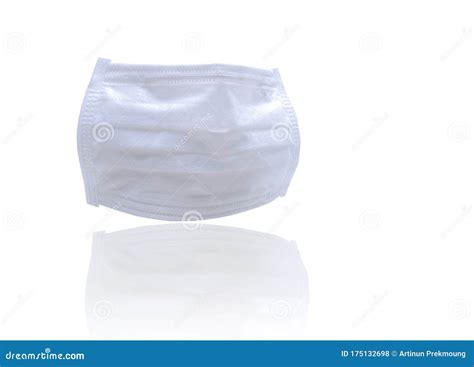 White Surgical Face Mask Or Medical Face Mask For Prevention