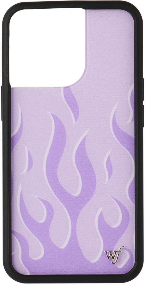 Purple Lavender Flames Iphone 13 Pro Case By Wildflower Ssense