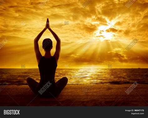 Yoga Meditation Image And Photo Free Trial Bigstock